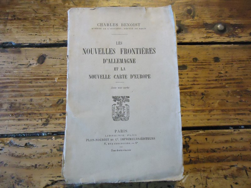 Détails Sur Guerre 14 18 Nouvelles Frontieres Allemagne Nouvelle Carte Europe Benoist